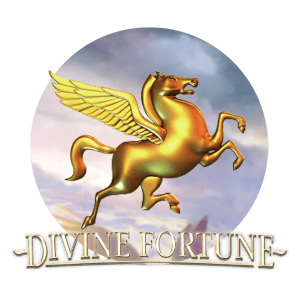 Divine Fortune slot at Rocketriches Casino